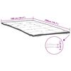 vidaXL Prot&egrave;ge-matelas blanc 100x200 cm