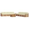 vidaXL Ensemble de canap&eacute;s d'ext&eacute;rieur 9 pcs Naturel et Cr&egrave;me