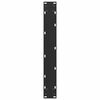 vidaXL Pieds de table de bar en U, 2 pi&egrave;ces, noir, 60 x 90-91 cm, acier
