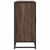 vidaXL Buffet ch&ecirc;ne marron 134x35x76 cm bois d'ing&eacute;nierie