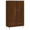 vidaXL Buffet haut ch&ecirc;ne marron 69,5x31x115 cm bois d'ing&eacute;nierie