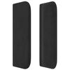 vidaXL T&ecirc;te de lit avec oreilles Noir 163x16x78/88 cm Velours