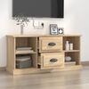 vidaXL Meuble TV chêne sonoma 99,5x35,5x48 cm bois d'ingénierie