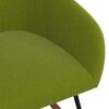 vidaXL Chaise &agrave; bascule Vert clair Tissu