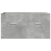 vidaXL Ensemble de meubles de salle de bain 5 pcs gris b&eacute;ton