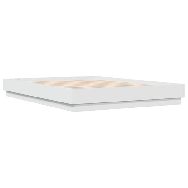 vidaXL Cadre de lit sans matelas blanc 120x200 cm