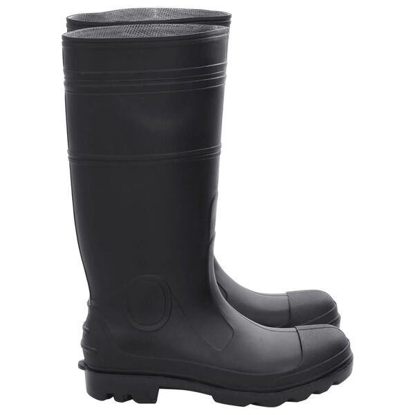 vidaXL Bottes de pluie noir taille 42 PVC