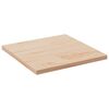 vidaXL Dessus de table 50x50x1,7 cm carr&eacute; bois de pin massif
