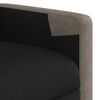 vidaXL Fauteuil inclinable noir tissu