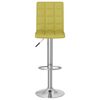 vidaXL Tabourets de bar lot de 2 vert tissu