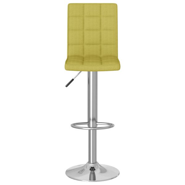 vidaXL Tabourets de bar lot de 2 vert tissu