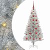 vidaXL Sapin de No&euml;l Argent 120 cm PET