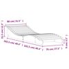 vidaXL Chaise longue 205x80x31,5 cm bois massif de pin