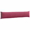 vidaXL Coussins de canap&eacute; 2 pcs Bordeaux 200 x 40 cm