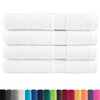 vidaXL Serviettes de qualit&eacute; sup&eacute;rieure SOLUND 4 pcs blanc 600 g/m&sup2;