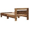 vidaXL Cadre de lit Bois ancien 100 x 200 cm Bois d'ing&eacute;nierie