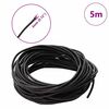 vidaXL Corde en Cuir Marron fonc&eacute; &Oslash;3 mm x 5 m Cuir