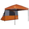 vidaXL Ensemble de Tentes de Camping 2 pc 4 personne Orange