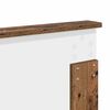 vidaXL T&ecirc;te de lit Bois Ancien 140 cm Bois d'ing&eacute;nierie