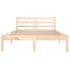 vidaXL Cadre de lit sans matelas bois de pin massif 120x200 cm