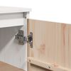 vidaXL Buffet Blanc 60x36x84 cm Bois de pin massif