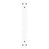 vidaXL Pieds de table basse en forme de V, 2 pi&egrave;ces, blanc, 50 x (42-43,3) cm, acier