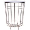 vidaXL Table basse Dor&eacute; &Oslash; 40 cm
