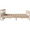 vidaXL Cadre de lit sans matelas 120x200 cm bois de pin massif