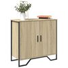 vidaXL Buffet ch&ecirc;ne sonoma 78x35,5x74,5 cm bois d'ing&eacute;nierie