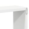 vidaXL &Eacute;tag&egrave;res cube murales 4 pcs Blanc et ch&ecirc;ne sonoma 26x15x26 cm