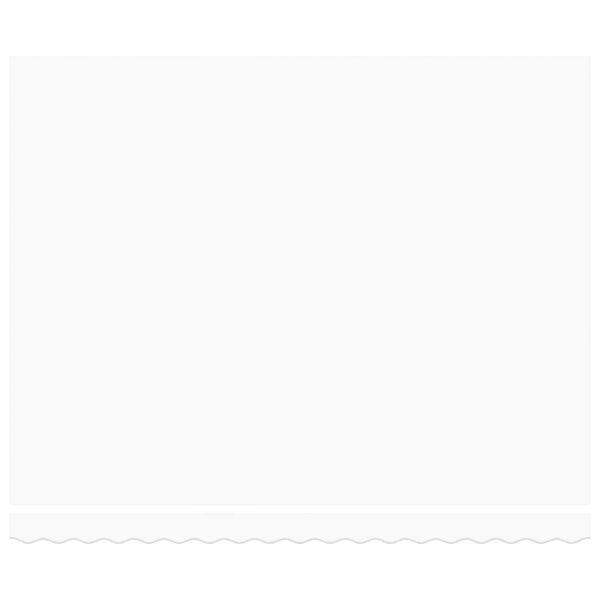 vidaXL Auvent Rétractable Blanc 400 × 300 cm Polyester