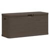 vidaXL Boîte de rangement de jardin 280 L Marron