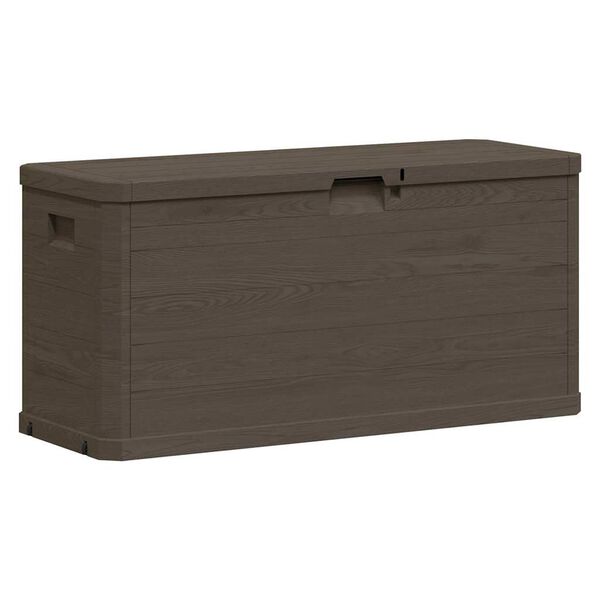 vidaXL Boîte de rangement de jardin 280 L Marron