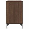 vidaXL Tables de chevet avec tiroir 2 pcs Ch&ecirc;ne marron 49 x 36 x 61 cm