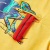 T-shirt pour enfants avec manches courtes ocre clair 140