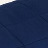 vidaXL Couverture lest&eacute;e Bleu 200x230 cm 13 kg Tissu