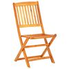 vidaXL Ensemble &agrave; manger de jardin pliable 9 pcs bois d'acacia solide