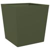 vidaXL Jardini&egrave;res 2 pcs vert olive 50x50x50 cm acier