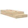 vidaXL Cadre de lit avec rangement avec tiroir Ch&ecirc;ne Sonoma 100 cm