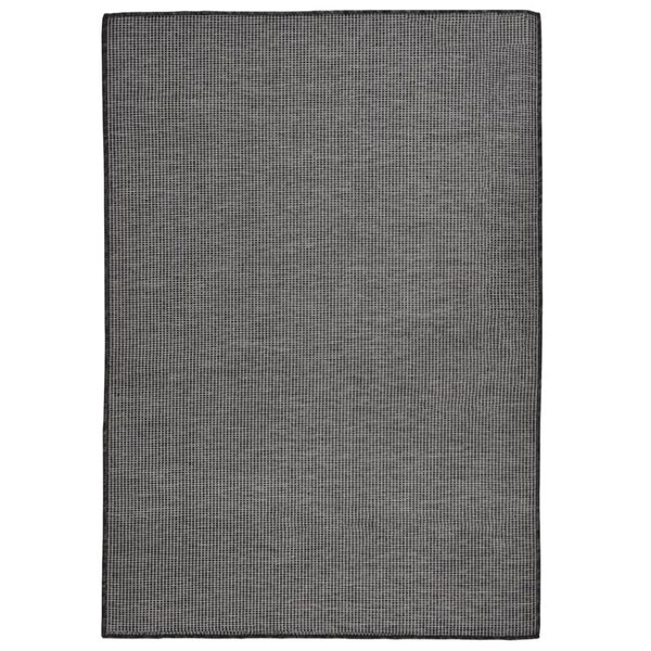 vidaXL Tapis &agrave; tissage plat d'ext&eacute;rieur 160x230 cm Gris