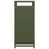 vidaXL Portant de bois chauffage vert olive 44x28x65 cm