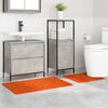 vidaXL Ensemble de tapis de bain antid&eacute;rapants 2 pcs Orange PP