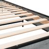 vidaXL Cadre de lit sans matelas sonoma gris 75x190 cm