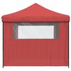 vidaXL Tente de f&ecirc;te Bordeaux 292 x 292 x 315 cm Tissu Oxford