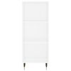 vidaXL Buffet blanc 34,5x32,5x90 cm bois d'ing&eacute;nierie