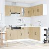 vidaXL Ensemble d'armoires de cuisine 11 pcs Lucca bois d'ing&eacute;nierie