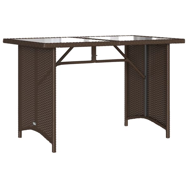 vidaXL Salon de jardin avec coussins 6 pcs marron r&eacute;sine tress&eacute;e