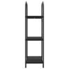 vidaXL &Eacute;tag&egrave;re Ch&ecirc;ne noir 60 x 30 x 109 cm Bois d'ing&eacute;nierie