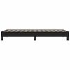 vidaXL Cadre de lit sans matelas noir 100x210 cm velours
