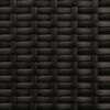vidaXL Ensemble de canap&eacute;s inclinables de jardin Noir polyrotin